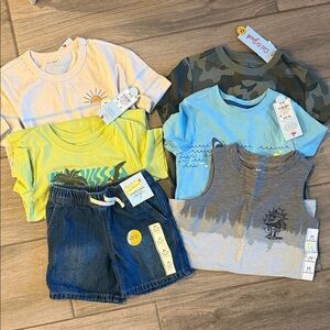 Cat & Jack Kids T Shirt and shorts bundle 4-5
